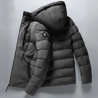mens 2021 winter leisure thicken warm waterproof jacket down jacket fall new windproof jacket hooded hat jacket