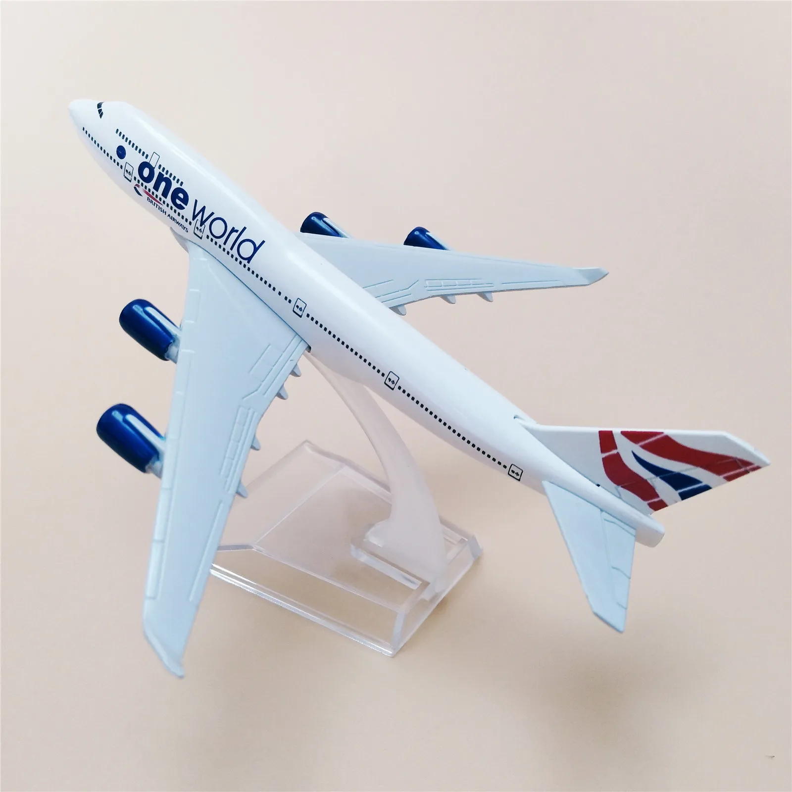 16 см модель воздушного самолета из металлического сплава ONE WORLD British Airways B747 Boeing 747