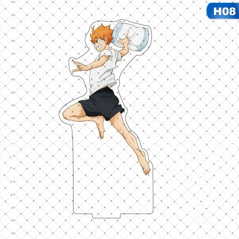 

Anime Haikyuu!! Figures Desk Plate Models Anime Acrylic Stand Model Toys Training Camping Action Figures Activities Desk Decor