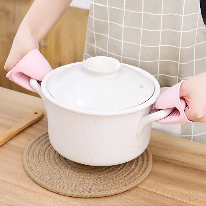 

Gloves Insulation Leopard Pattern Pad Cooking Microwave Gloves Baking BBQ Oven Potholders Oven Mitts Potholder Pad