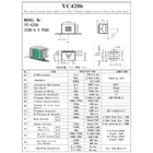 Магнитная головка YCOG16YBBS09HS4211ES4201YC4206, аксессуары для рекордера, одиндвачетыре канала X37A