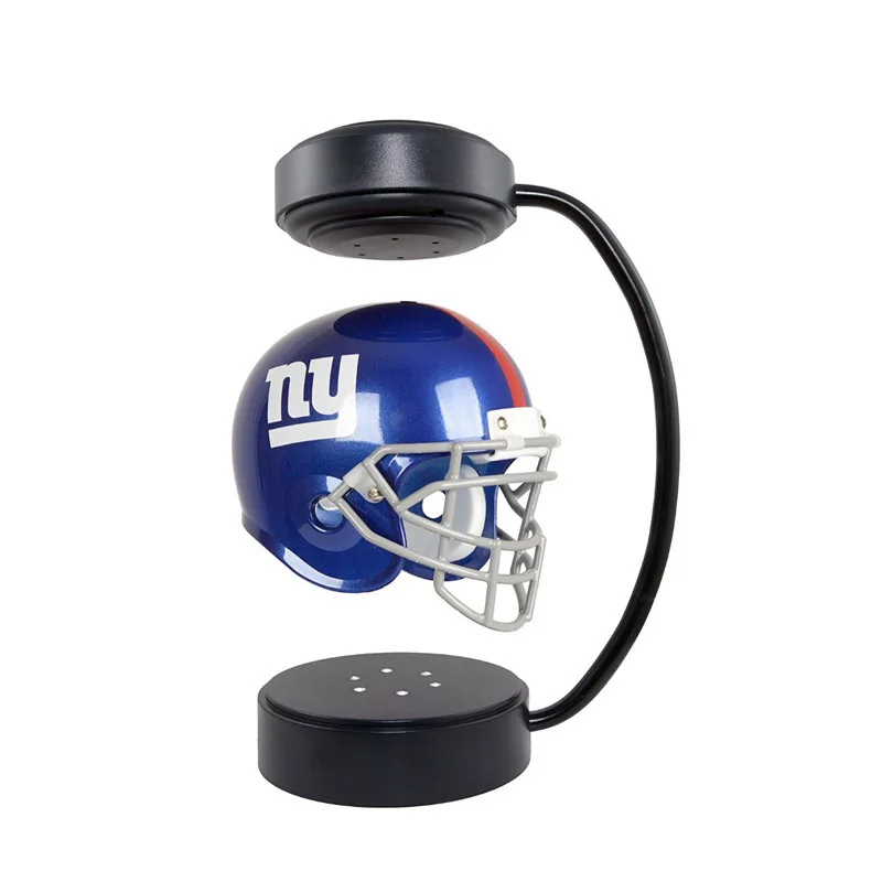 Magnetic Suspension Creative Decoration Collectible Levitating Football Helmet,Hover Football Helmets,with LED Lights,A Great Gi