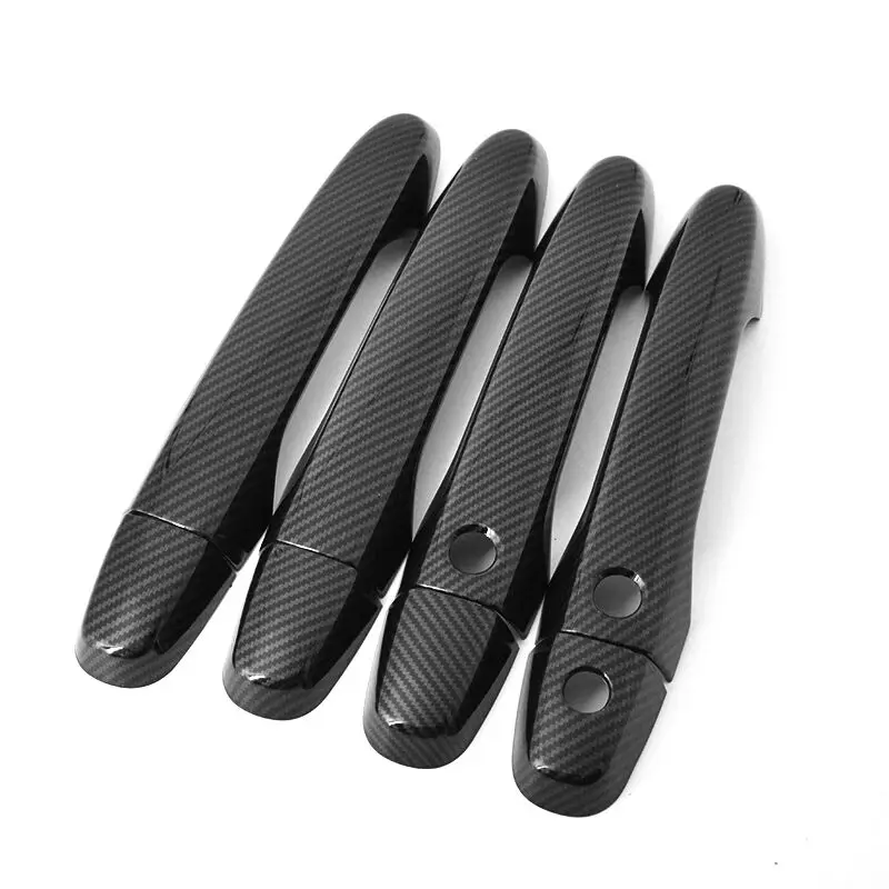 

Для Honda Civic CR-V 2012 2013 2014 2015 2016, хромированные чехлы на дверные ручки автомобиля из углеродного волокна, аксессуары для стайлинга отделки