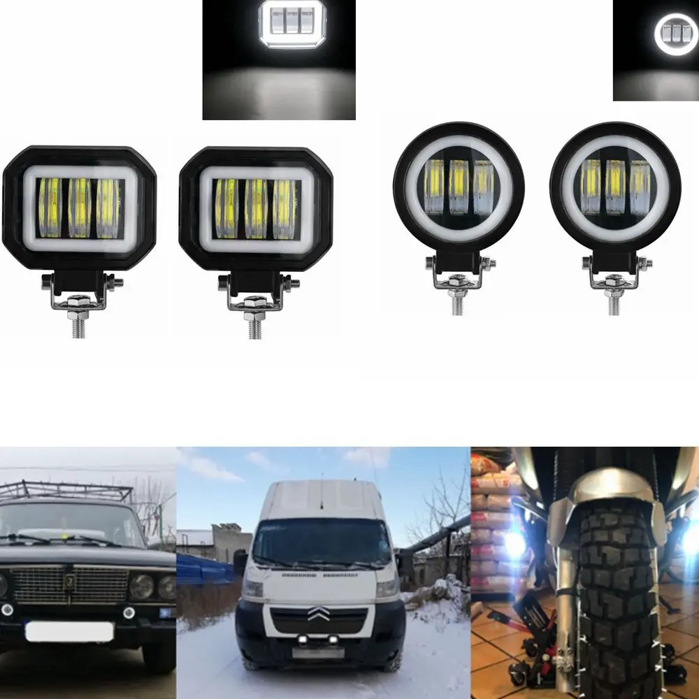 5 дюймов Светодиодная рабочая фара c светильник Niva 4x4 Offroad светодиодные панели для