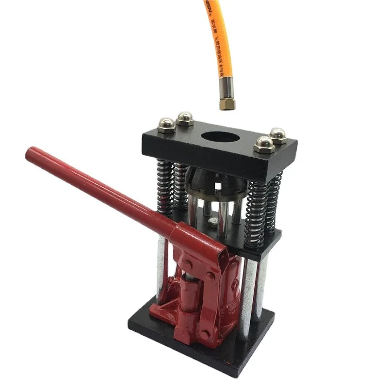 

Quick-pressing machine for agricultural chemical pump high-pressure hose