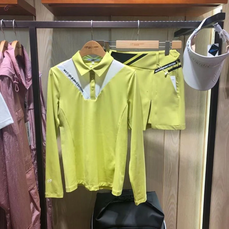

Golf shirt Women polo long sleeve golf clothing autumn
