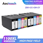 Aecteach Новый PGI-1100 PGI1100 1100XL совместимый чернильный картридж для принтера Canon MAXIFY MB2010 MB2110 MB2710 струйный принтер