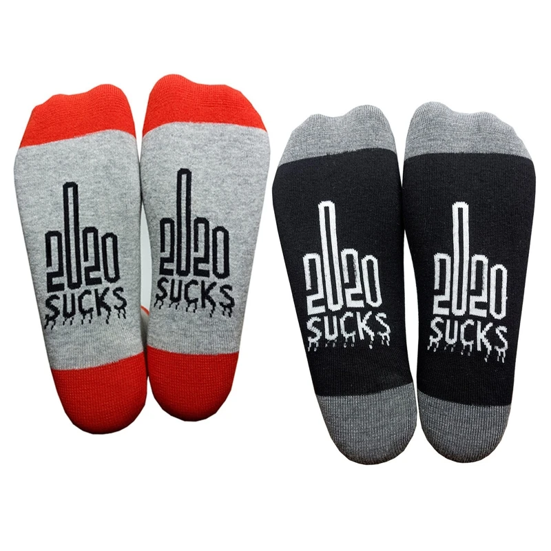 Женские и мужские хлопковые носки забавные среднего размера с надписью Understimate Me