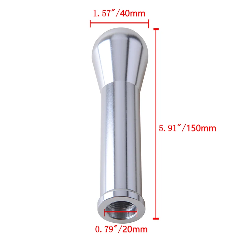 Ручка рычага переключения передач из алюминиевого сплава универсальная ручка