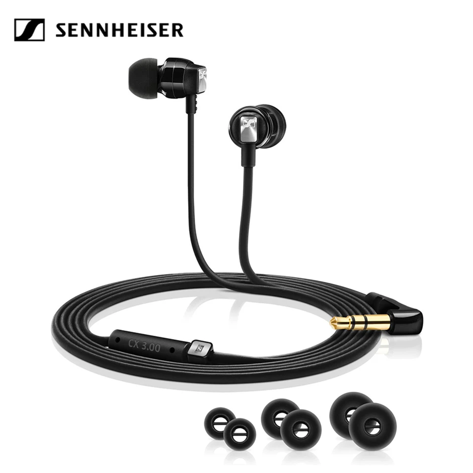 

Стереонаушники Sennheiser CX3.00 с глубокими басами, 3,5 мм