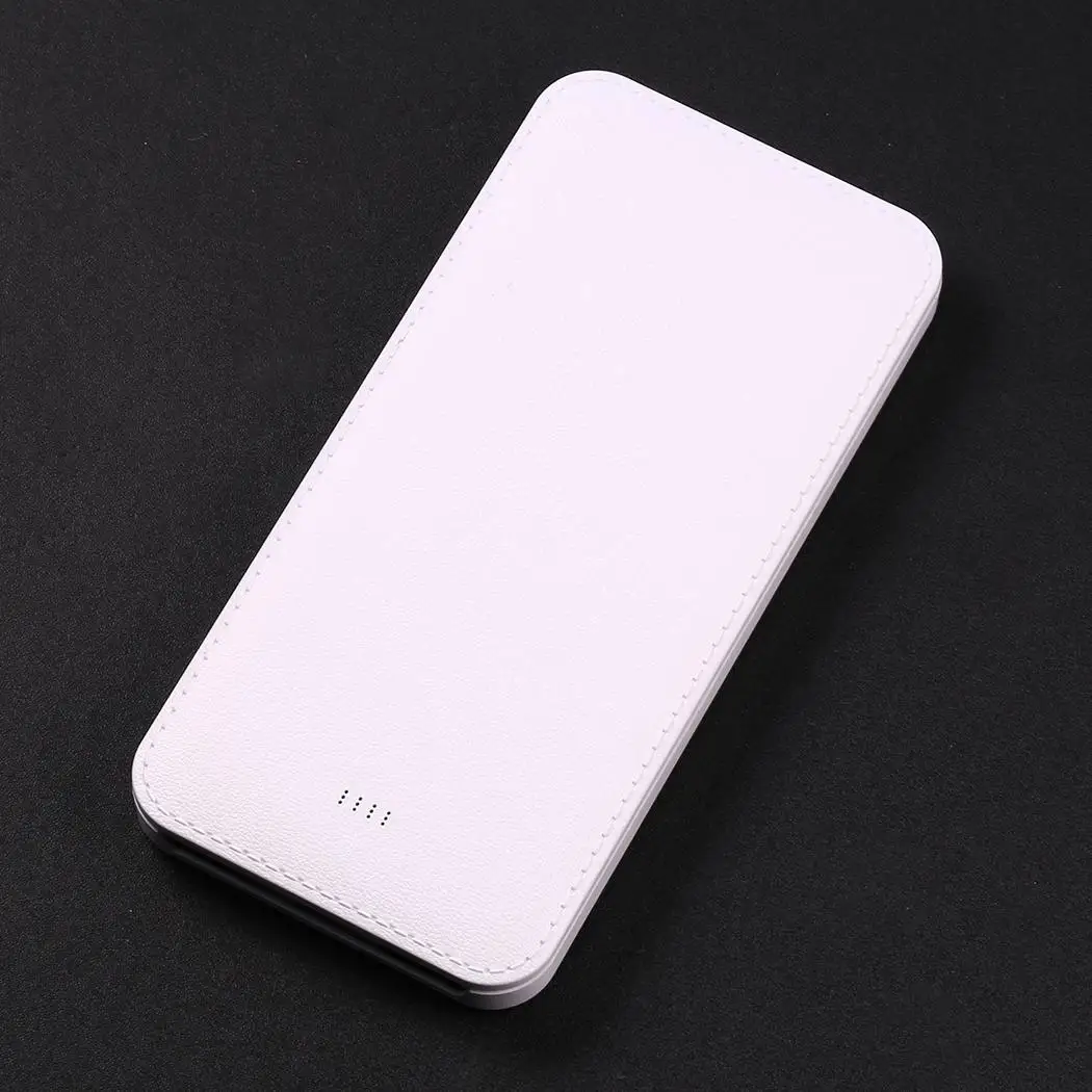 2 Ультратонкий двойной usb порт power Bank полимерный литий-ионный аккумулятор корпус power bank выходной корпус - Цвет: 2
