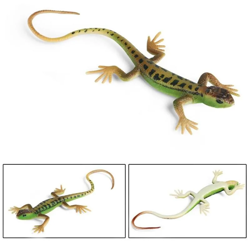 

1pcs Simulation Four-legged Snake Animal Model Garden Toy Figure Children Ornaments Simulation Model Toy Action Lizard Pran X3L3