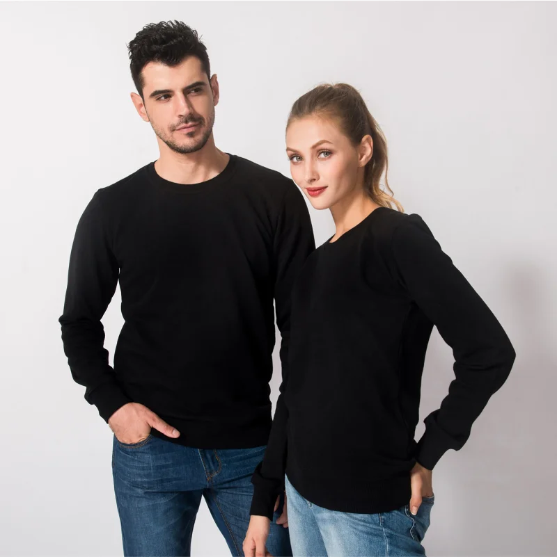 Толстая Спортивная Повседневная Толстовка YOTEE с круглым вырезом и логотипом на