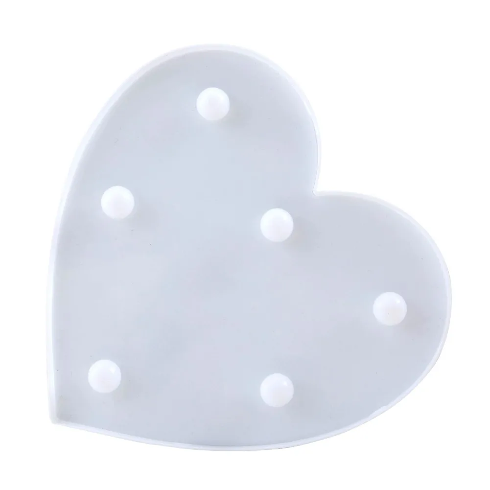 

Night Light Wedding Decoration LED Light Non-Toxic, Durable, Heat Resistance And Short Circuit Without Battery Love Style Lights