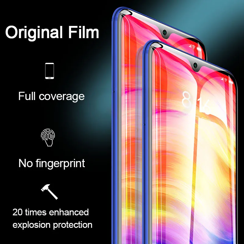 Защитная пленка для экрана 2 шт. Xiaomi Redmi примечание 9 8 7 Pro 8T 9S X3 гидрогель A2 A3 Lite 9T |