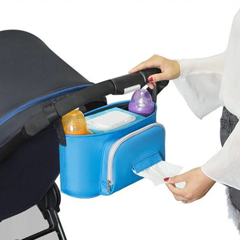 

Сумка для детской коляски, держатель для бутылки, органайзер для подгузников, подвесные сумки для мам AN88