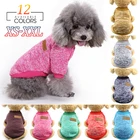 Свитер для собак, зимний, теплый, классический, шерстяной, для щенка, кота, чихуахуа, маленькие собаки