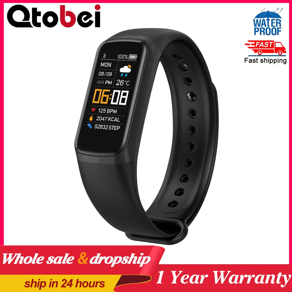 Умный Фитнес браслет пульсометр кровяное давление фитнес трекер IP67