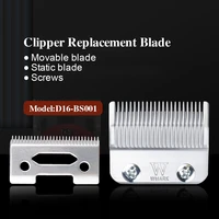 original clipper replacement blade set stainless steel hair salon accessories kit suitable for wmark d16 bs00 electric trimmer