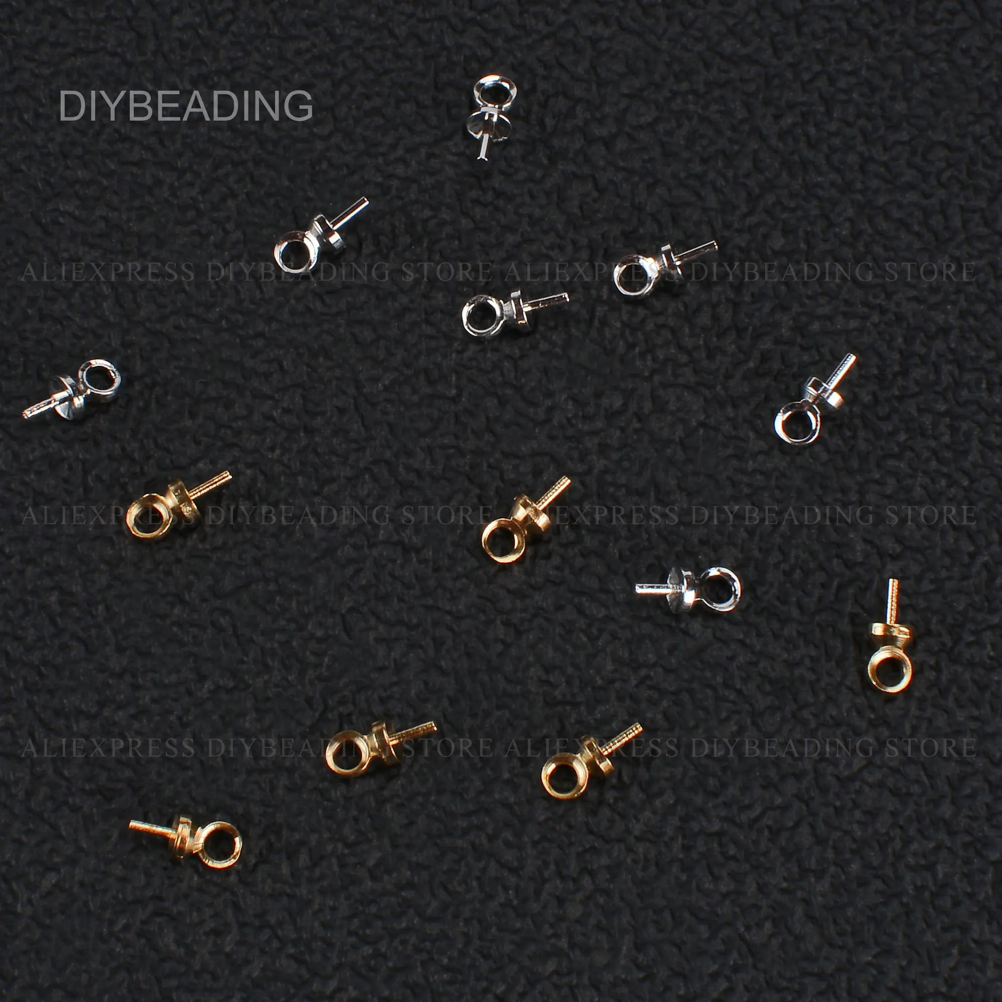 200-1000 шт латунный подвесной соединитель для залога/колпачки бусин Peg