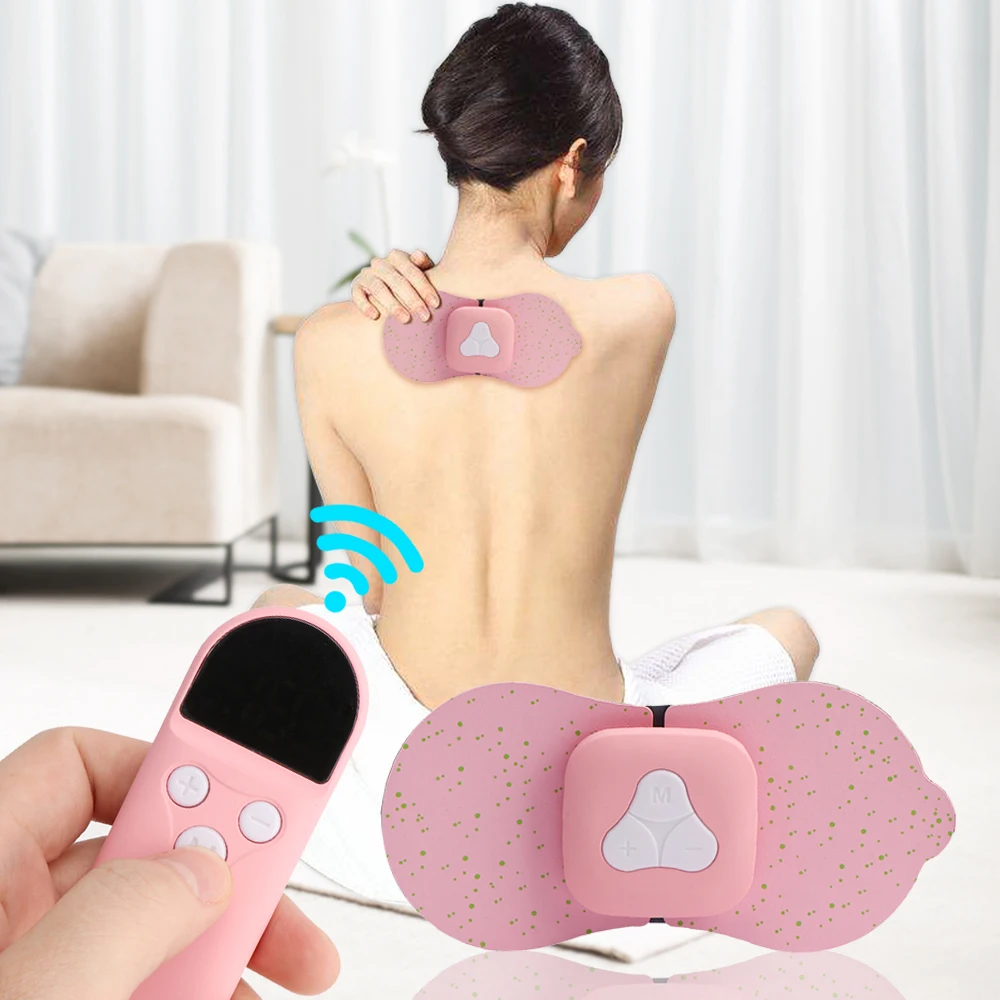 

Mini Electric Massager Pad Low Frequency Current Pulse Body Massager Neck Shoulder Cervical Vertebra Massage Body Relaxation