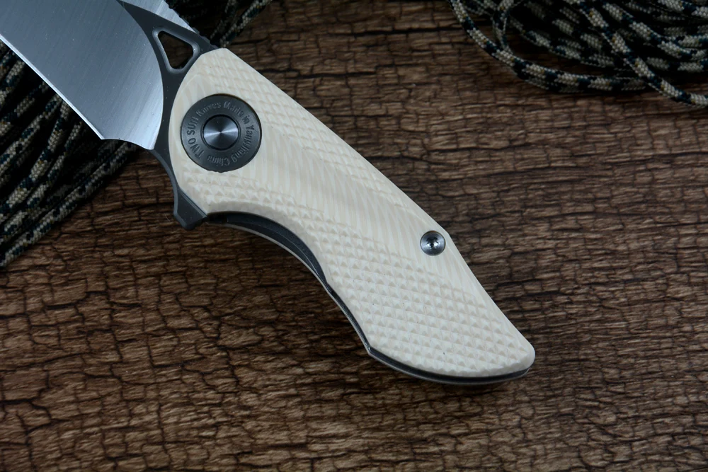 Карманный нож TWOSUN для повседневного использования складной 14C28N с атласным