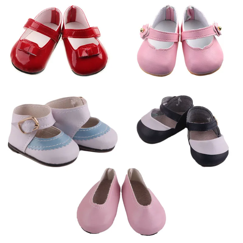 

Doll 14 Styles Fashion Leather Shoes 18 Inch American&43Cm Born Baby,Generation,Russian DIY Toy Birthday Girl's Gift