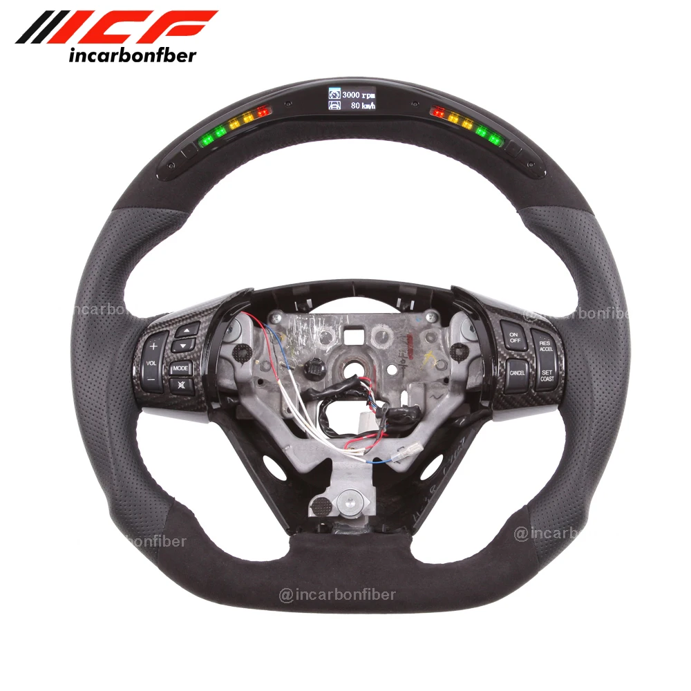 

Carbon Fiber LED Steering Wheel for Mazda RX8