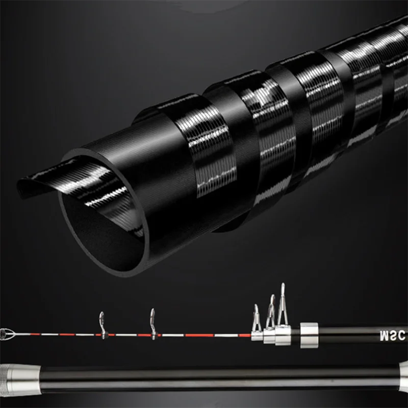 Портативная наружная телескопическая супер жесткая светящаяся Короткая секция 2
