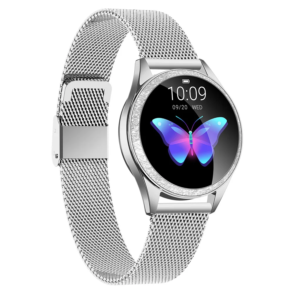 

YUFENG KW10 Female Smart Bracelet Steel Strap Heart Rate Monit Running/Clibing/Cycling/Swinnig/Play Basketball/Play Football