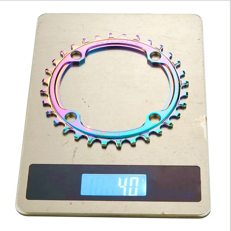

KRSEC 104BCD Bicycle Chainring Rainbow Narrow Wide Bicycle Chainring for SHIMANO/SARM/FSA Crankset