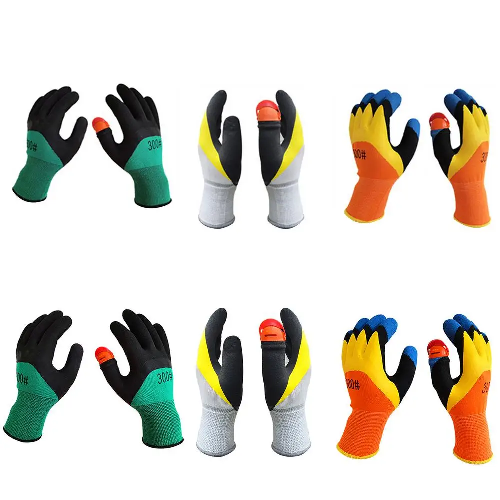 

1 Pair Gardening Working Gloves Picking Garden Gloves With 1pc Thumb Cutter For Harvesting Vegetables And Fruit Garden Tools
