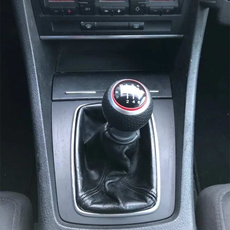 Ручка переключения передач FaroeChi для Audi A4 S4 B8 8K A5 8T Q5 8R S Line 07-15 ручная кожаная