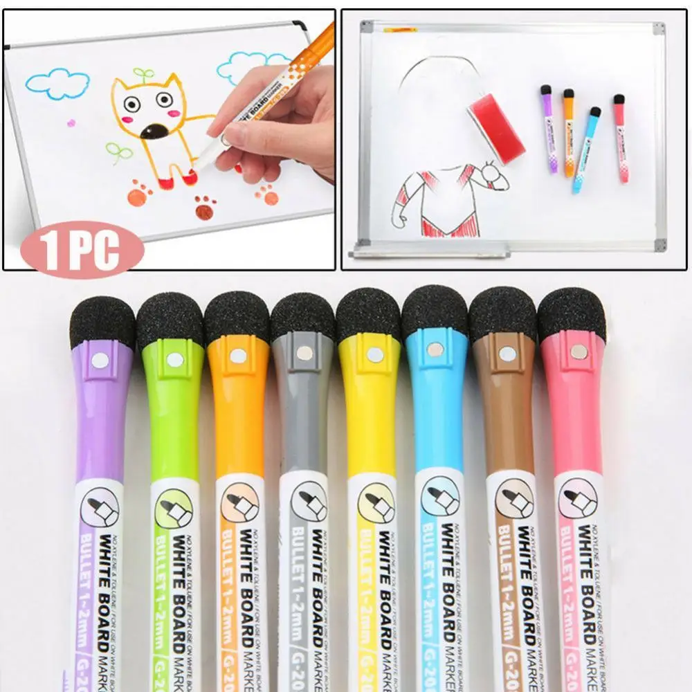 

Magnetic Whiteboard Pen Writing Drawing Erasable Board Marker Office Supplies