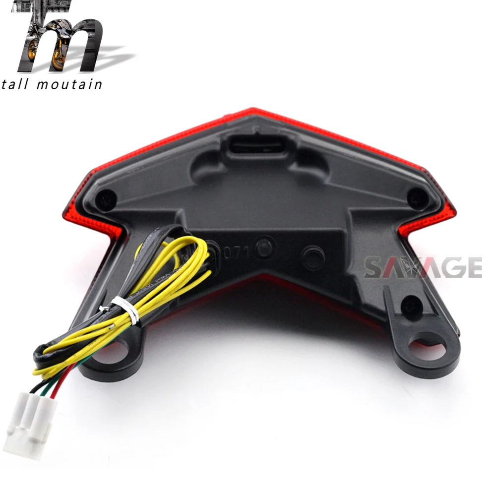 LED Tail Brake Light Lamp For KAWASAKI Z125/PRO 2016-2019 Z800/ NINJA ZX-6R 2013-2018 17 16 15 Motorcycle Accessories Taillight |