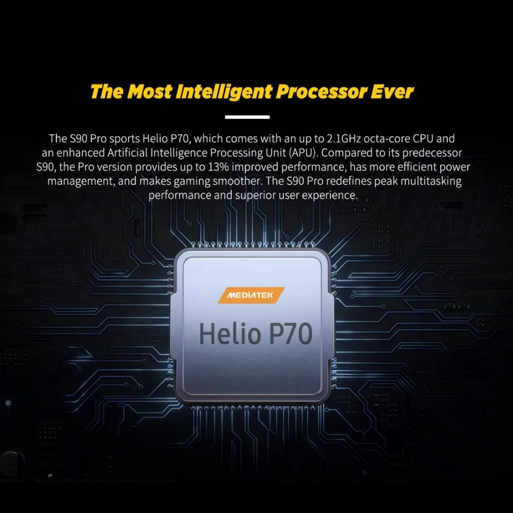 DOOGEE S90 Pro IP68/IP69K смартфон 6,18 ''FHD+ дисплей Helio P70 Восьмиядерный 6 ГБ 128 ГБ 16 МП камера Android 9,0 прочный мобильный телефон