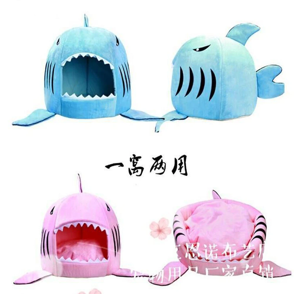 Зимнее мягкое мультяшное гнездо для домашних животных кошек Лежанка собак