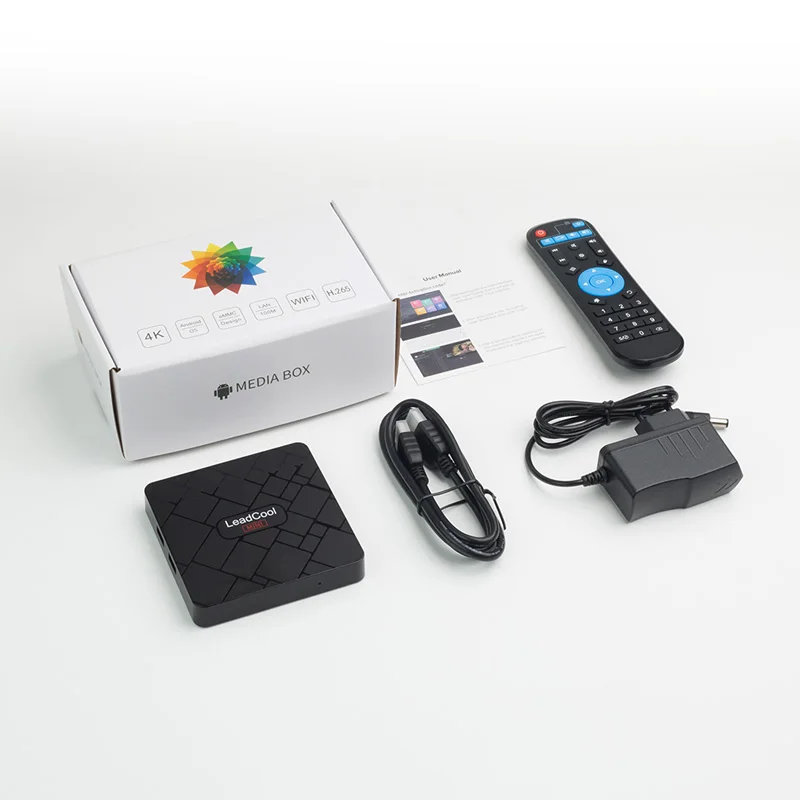 

Leadcool mini Android TV BOX 1G 8G RK3228A Quad Core Media Player 2.4GHz WiFi Android 8.1 Smart Set Top Box Leadcool Mini TV box