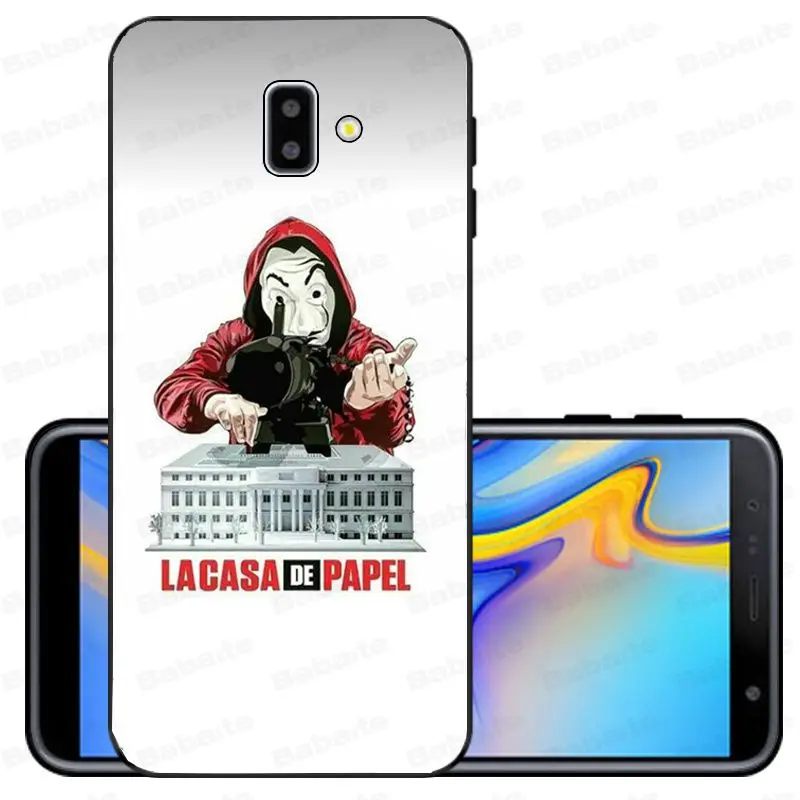ТВ серии деньги Heist дом бумаги новинка чехол для телефона Fundas Обложка для samsung Galaxy j6 plus A6 A8 A9 A10 A30 A50 крышка
