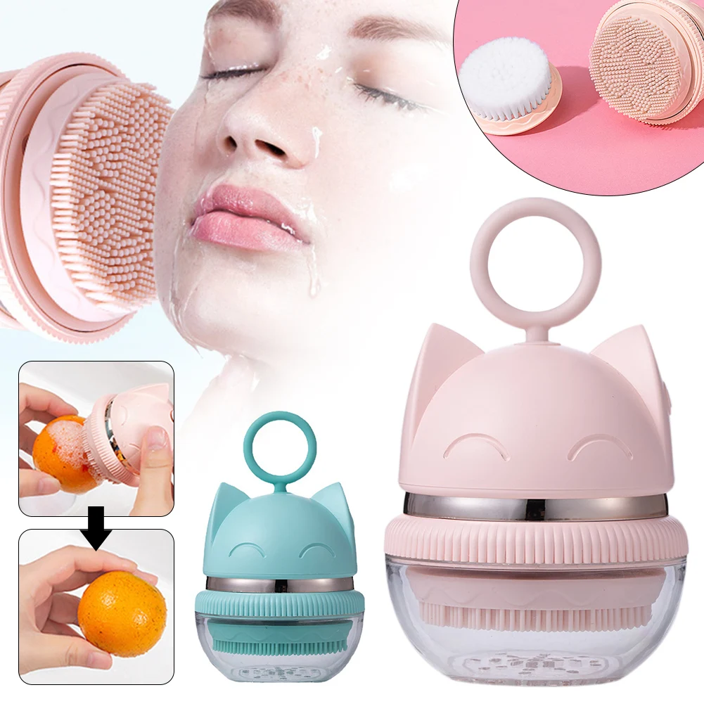 

Electric Facial Cleansing Brush Waterproof Design Clean Pores Sonic Vibrating Face Brush Remove Excess Oil Facial Massage Care