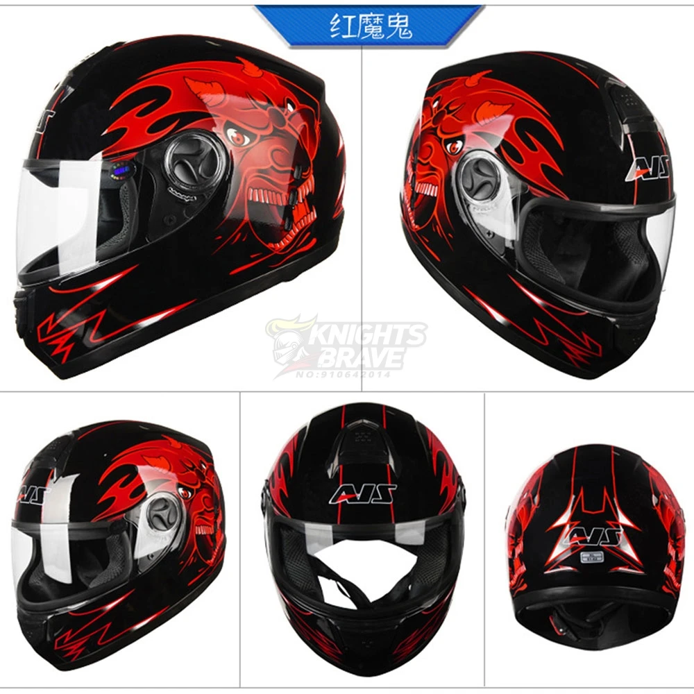 AIS мотоциклетный шлем полный уход за кожей лица Casco Moto Для мужчин мотоцикл