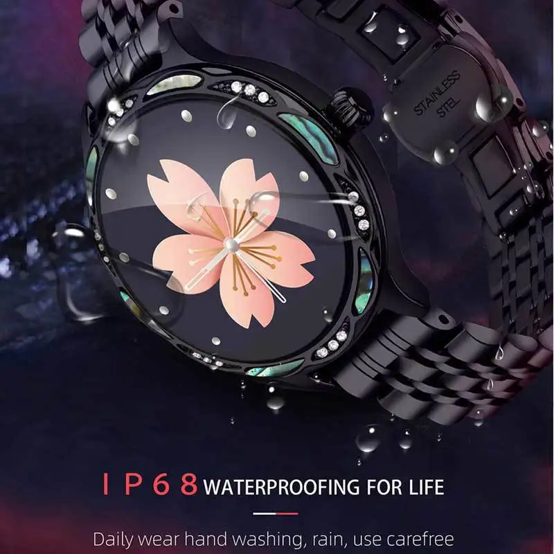 

M9 Women Smart Watch IP68 Waterproof Wristwatch Lady Smartwatch Heart Rate Monitor Fitness Tracker Smart Bracelet Women VS KW10