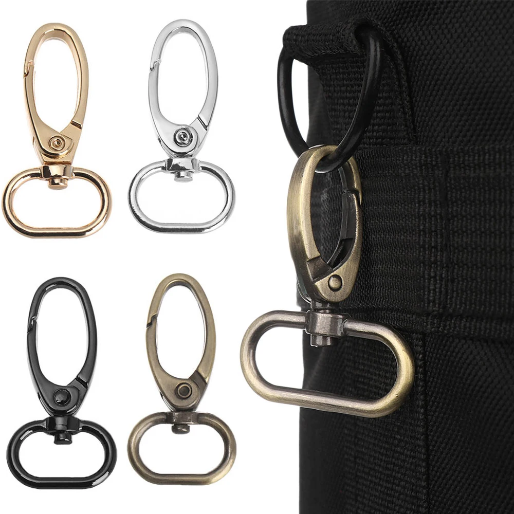 

Handbag Purse Dog Chain Hook Swivel Lobster Zinc Alloy Trigger Buckles Belt Clasp Clip Key Ring Shoulder Strap Buckle