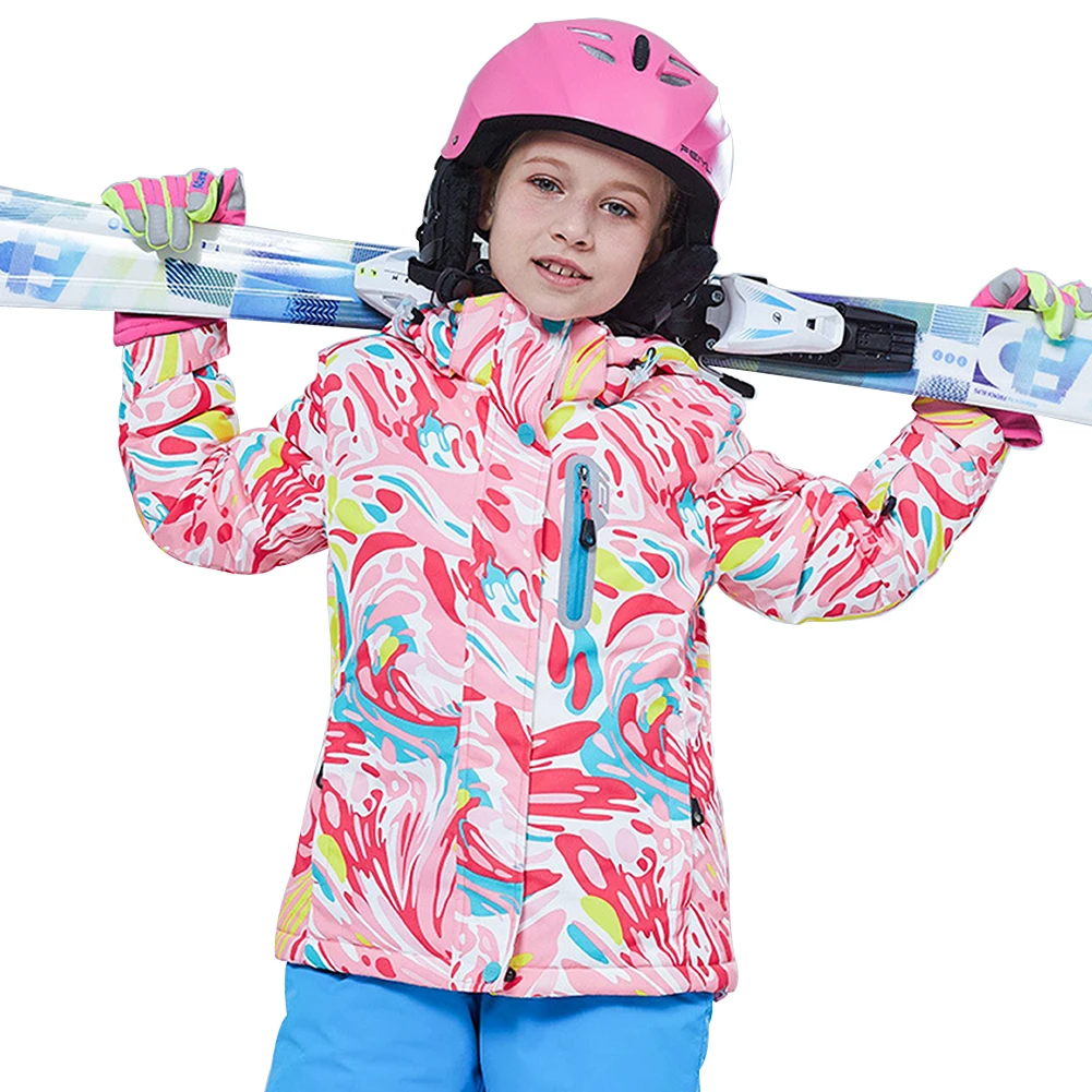 

Зимняя теплая спортивная куртка с капюшоном для девочек и мальчиков