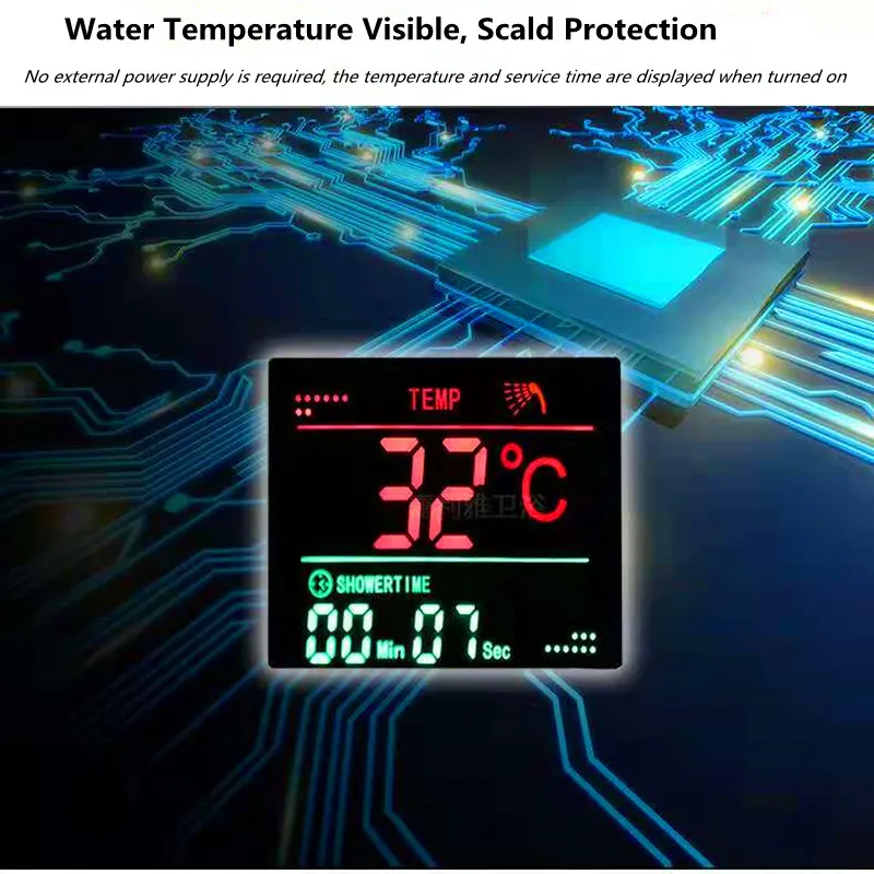 

ROLYA Cubix Matte Black LED Square Style In Wall Mounted Bathroom Faucet Wholesale Promotion Brass Bathroom Sink Mixer Tap