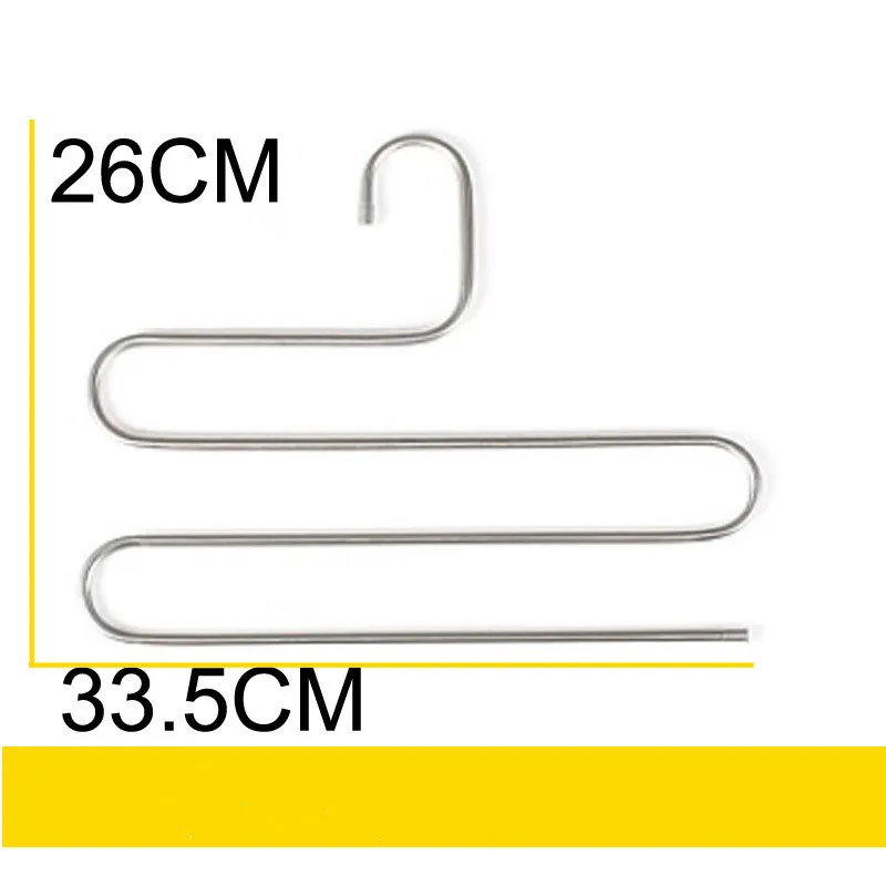 

3/5 Layers Layers MultiFunctiona Cloth Rack Trousers Hanging Shelf Non-slip Clothing Organizer Storage Rack