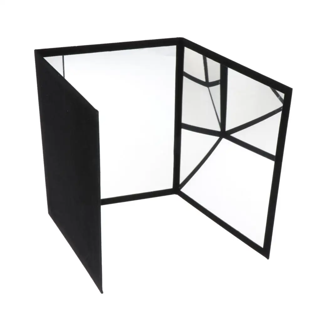 

3-Way Practicing Mirror For Magic Tricks Magician Accessories Stage Illusion
