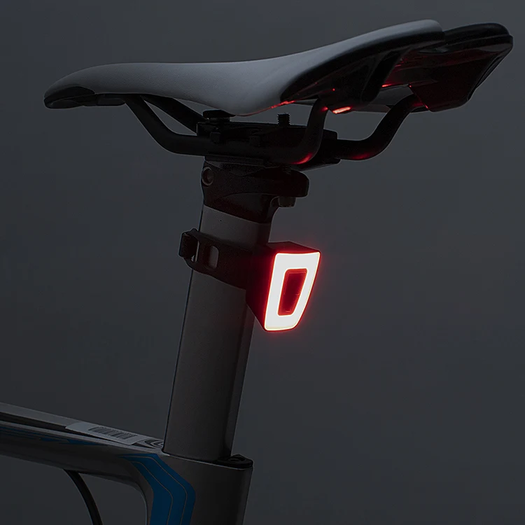 Helmet rear light ROCKBROS велосипедный светильник, водонепроницаемый велосипедный шлем, задний светильник, фонарь для велосипеда, светодиодный, USB, перезаряжаемый, безопасный, для ночной езды, задний светильник - Цвет: Helmet rear light