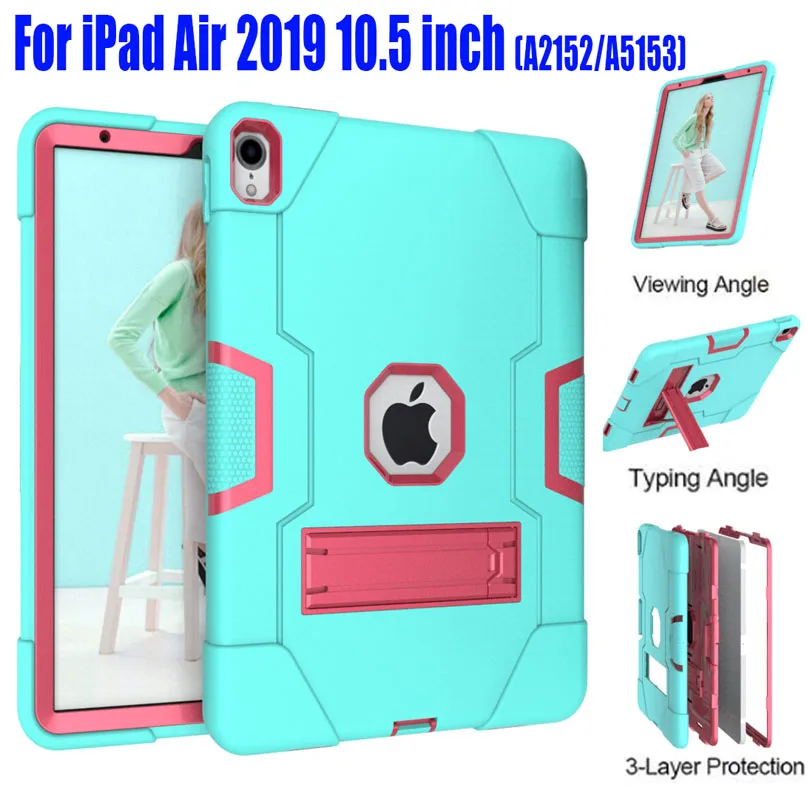 Сверхмощный силиконовый армированный чехол подставка для iPad Air 10 5 2019 TPU + PC
