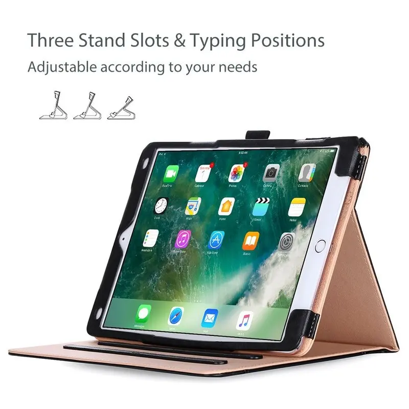 Умный чехол из искусственной кожи для нового iPad 10 5 чехол-подставка с ремешком на